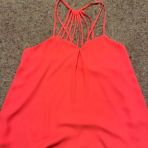 Neon Coral Top